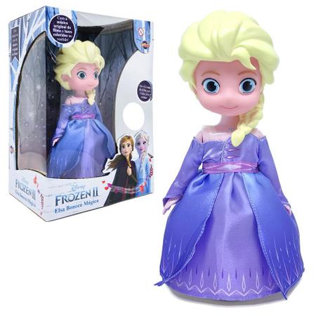 Boneca Dançarina Frozen 2 Elsa Com Música Do Filme Luzes A partir de 3 Anos  Disney Toing - Baby&Kids