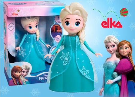 Boneca Elsa Frozen Elka 947 - Casa & Vídeo