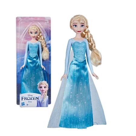 Boneca Frozen Elsa Shimmer Articulada 30cm 3+ F1955 Hasbro