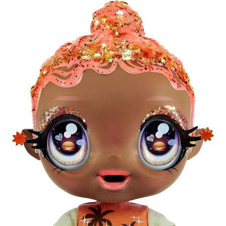 Imagem de Boneca Glitter Babyz Solana Coral Com Acessórios 577294 - MGA