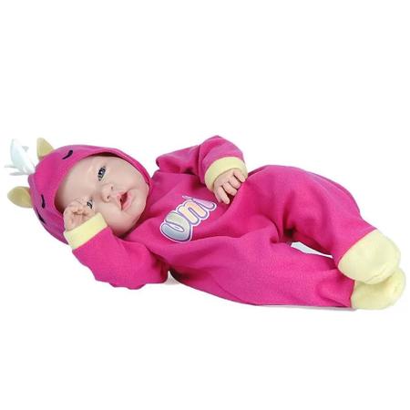 Bebê Reborn Menino Silicone Com Unicórnio New Happy - Bonecas - Magazine  Luiza