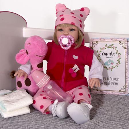 Boneca com Bolsa Maternidade Magazine Luiza Enviamos Hoje - Cegonha Reborn  Dolls - Boneca Reborn - Magazine Luiza