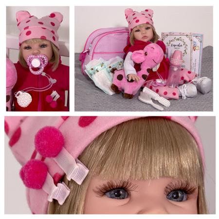 Boneca Bebe Reborn 52cm Enviamos Hoje Magazine Luiza - Cegonha Reborn Dolls  - Bonecas - Magazine Luiza