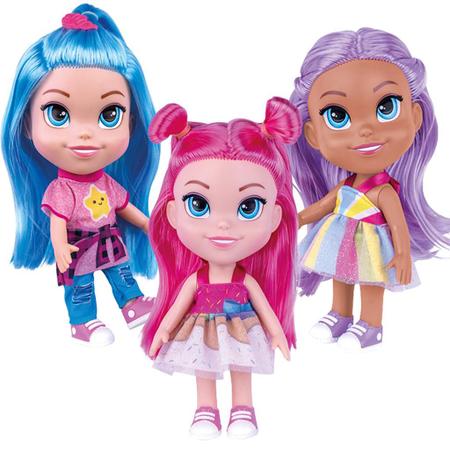 Boneca Happy Surprise Com Acessórios Surpresa Cabelo Rosa - Super Toys -  Bonecas - Magazine Luiza