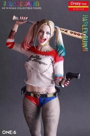 Boneca Harley Quinn Arlequina Esquadrão Suicida 29cm