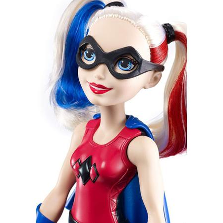 Bonecas dc super hero girls harley quinn arlequina 30 cm mattel extra extra  extra extra, extra