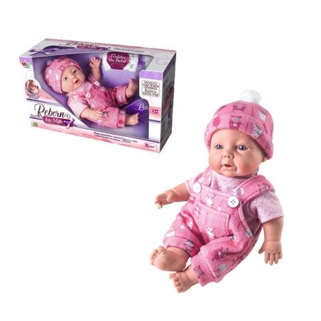 Imagem de Boneca Infantil Menina Bebê Bebezão Realista Reborn By Milk Brinquedo Menina Barata