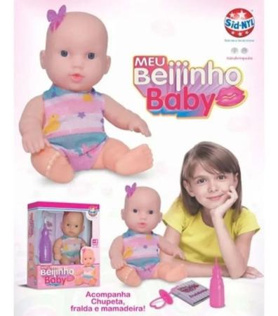 Imagem de Boneca Infantil Meu Beijinho Baby Com Acessórios Divertida