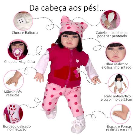 Bebê Reborn Para Vender Princesa SUSI Magazine Luiza - Cegonha Reborn Dolls  - Bonecas - Magazine Luiza