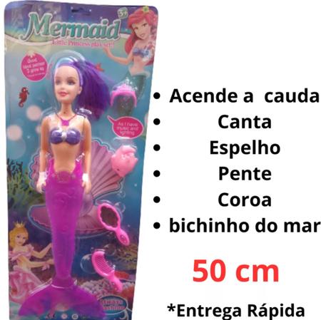 Boneca Tipo Barbie Com Roupa e Acessórios Brinquedo Infantil - Kids Think  big - Boneca Barbie - Magazine Luiza