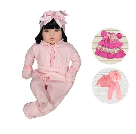 Boneca Kawaii Bebê Reborn Presente Cabelo Loiro + 22 Itens - Cegonha Reborn  Dolls - Bonecas - Magazine Luiza