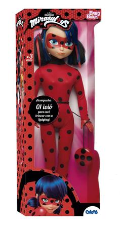 Boneca Miraculous Ladybug Baby Brink Com Ioiô 55 Cm - Novabrink - Bonecas -  Magazine Luiza