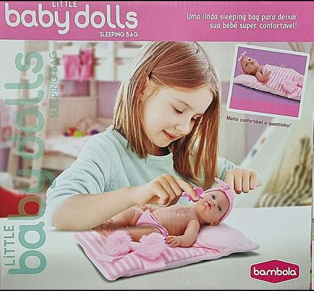 Boneca Little Baby Dolls Slepping Bag Bambola (710)