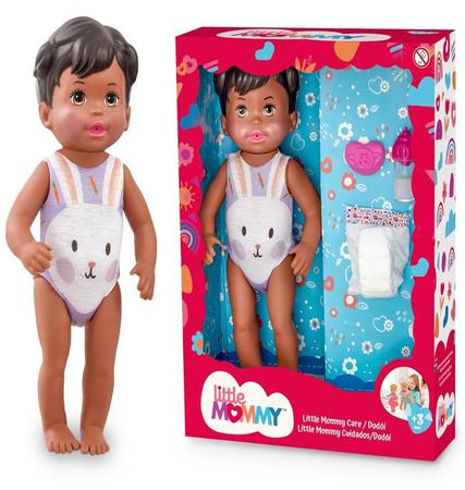 Imagem de Boneca Little Mommy Alive Cuidados Negra Mattel Baby