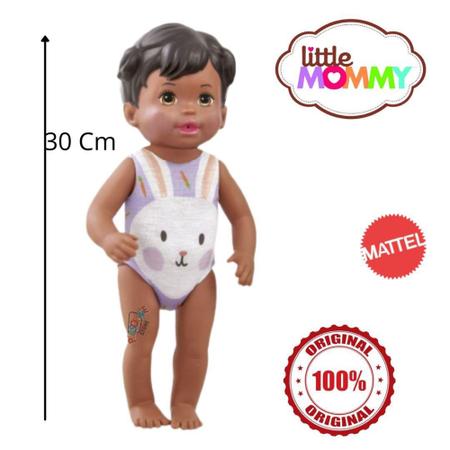Imagem de Boneca Little Mommy Cuidados Com Acessórios Nera 1032 - Pupee