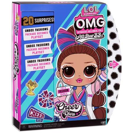 Boneca Lol Surprise OMG Sport Doll Cheer Diva Candide 8978