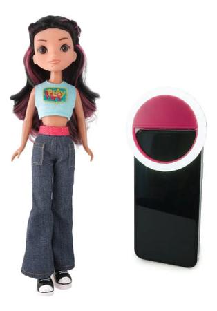 Boneca Luluca Fashion Com Acessório Para Celular - Estrela - Loja Zuza  Brinquedos