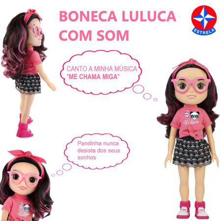 Boneca Luluca  Com Som Fala e Canta 38cm Estrela