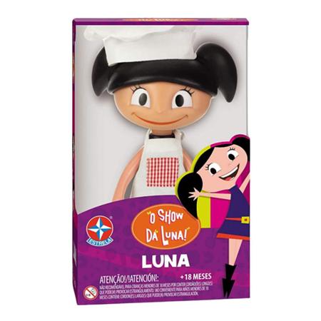 Boneca Menina Pequena Luna Chef De Cozinha Cozinheira - Fantasia