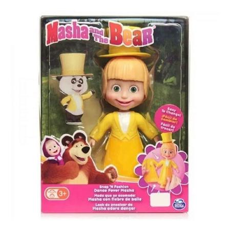 Boneca Desenho Masha E O Urso Infantil Brinquedo Original no Shoptime
