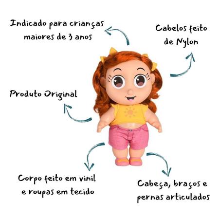 Boneca MC Divertida 28cm Baby Brink 1710 3+ - Lista Kids Todo Cartoes