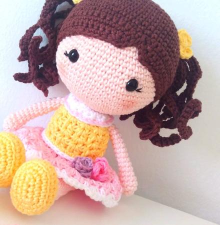 Boneca Mel Amigurumim Croche Para Quarto De Bebe Quarto De Bebe Completo Magazine Luiza