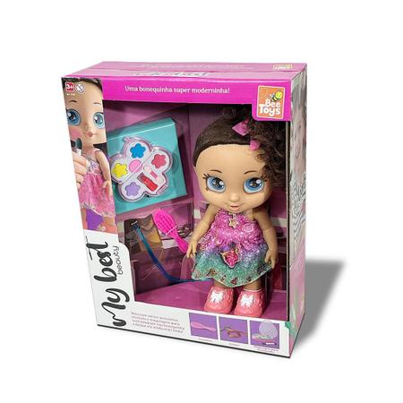 25-piece crianças bonecas maquiagem pente de cabelo brinquedo