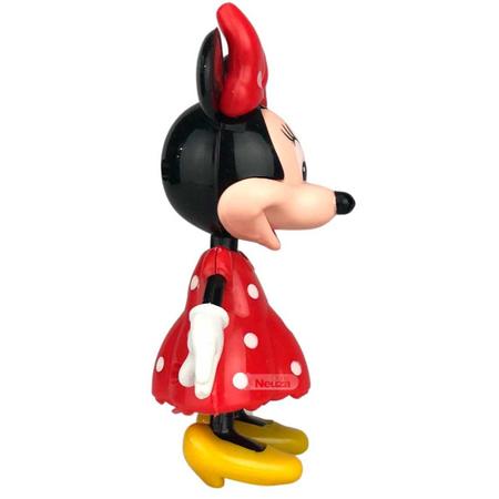 Imagem de Boneca Minnie Com Acessórios Original Disney Elka Turma do Mickey Presente Crianças +3 Anos