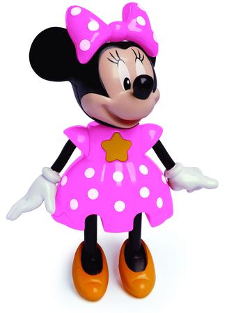 Imagem de Boneca minnie mouse rosa conta história musical - disney