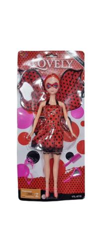 Boneca Miraculous Desenho Animado Lovely Fashion Acessórios Roupa Heróis -  WD Toys - Bonecas - Magazine Luiza