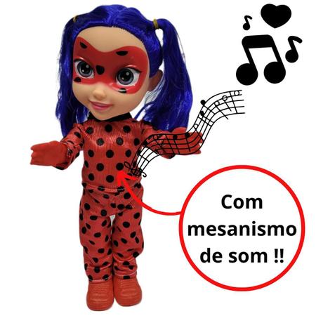 Boneca Miraculous Desenho Animado Lovely Fashion Acessórios Roupa Heróis -  WD Toys - Bonecas - Magazine Luiza