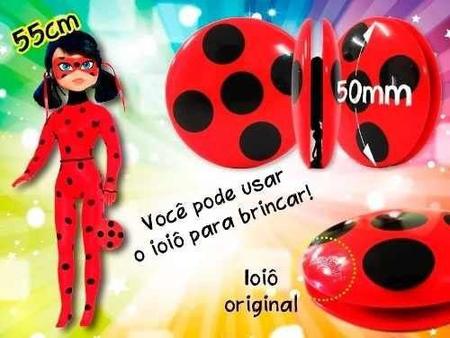 Boneca Miraculous Ladybug Baby Brink Com Ioiô 55 Cm - Novabrink - Bonecas -  Magazine Luiza