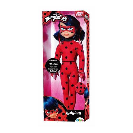 Boneca Miraculous Ladybug Baby Brink Com Ioiô 55 Cm - Novabrink - Bonecas -  Magazine Luiza