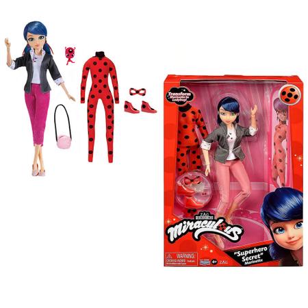 Boneca Miraculous Ladybug Superhero Secret Multikids BR1554