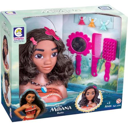 Boneca Moana Busto Disney Com Pente E Espelho + Maquiagem - Alfabay - Cubo  Mágico - Quebra Cabeças - A loja de Profissionais e Colecionadores!