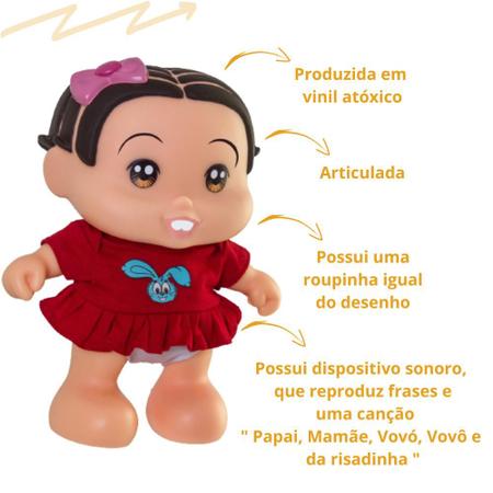 Imagem de Boneca Monica Turma Da Monica Baby Fala Frases - Adijomar