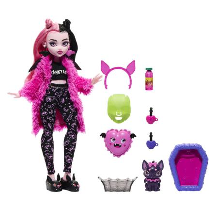 Boneca Monster High C/ Pet E Acessórios - Mattel