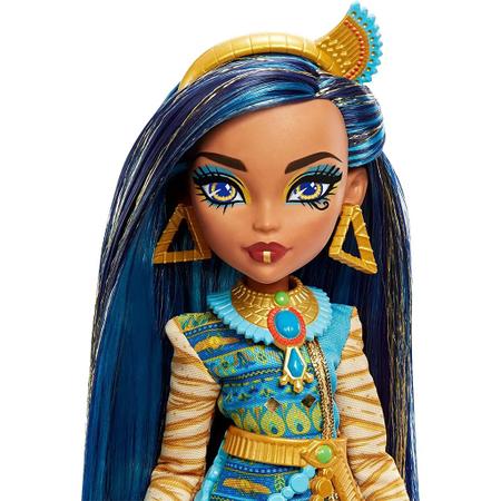 Boneca Monster High Cleo De Nile Coleção G3 Moda Com Pet e Acessórios Hkk54  Mattel - Bonecas - Magazine Luiza