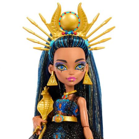 Boneca Monster High Cleo De Nile Coleção G3 Moda Com Pet e Acessórios Hkk54  Mattel - Bonecas - Magazine Luiza