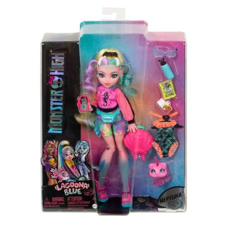 🏷️【Tudo Sobre】→ Boneca Monster High Monstros Câmera Ação Lagoona Blue -  Mattel