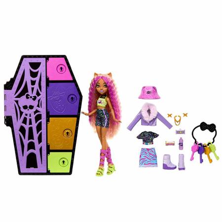 Boneca - Monster High Skulltimate - Clawdeen - 19 Surpresas - Mattel