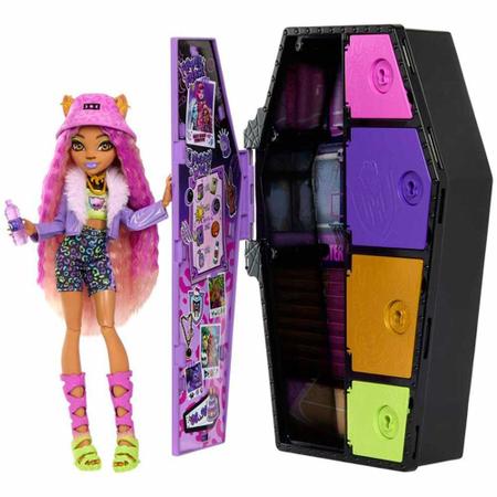 Boneca - Monster High Skulltimate - Clawdeen - 19 Surpresas - Mattel