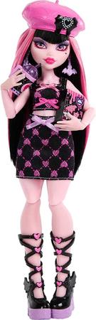Conjunto de bonecas e moda Monster High, Draculaura com armário de