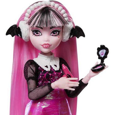 Boneca Articulada com Acessórios - Monster High - Skulltimates Secrets -  Draculaura - Mattel