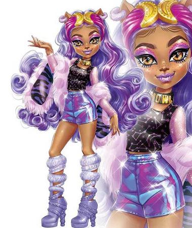 Monster High Boneca Skulltimates Secrets Clawdeen - Mattel em