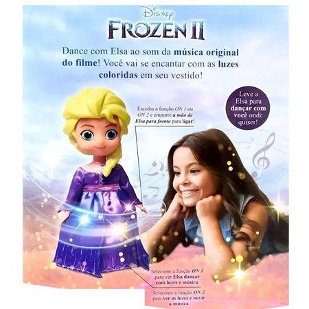 Boneca Elsa Frozen Disney Musical Canta Musica Lançamento