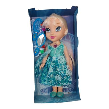 Boneca musical falante frozen Elsa - Bonecas frozen com led cabelo