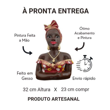 Imagem de Boneca Namoradeira Laço Busto Decoração Enfeite Janela Sacada Varanda - Várias Variedades