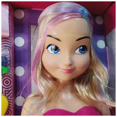 Boneca de Pentear e Maquiar - Busto - Nancy Hair - Super Toys - Ri Happy