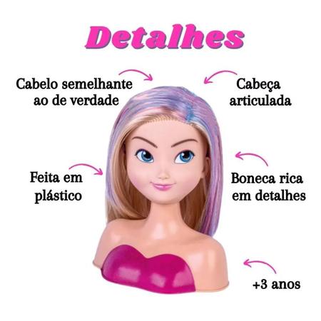 Boneca Nancy Hair Busto Para Pentear E Maquiar 465 - Super Toys - Bonecas -  Magazine Luiza